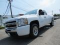 2010 Summit White Chevrolet Silverado 1500 LS Extended Cab  photo #1