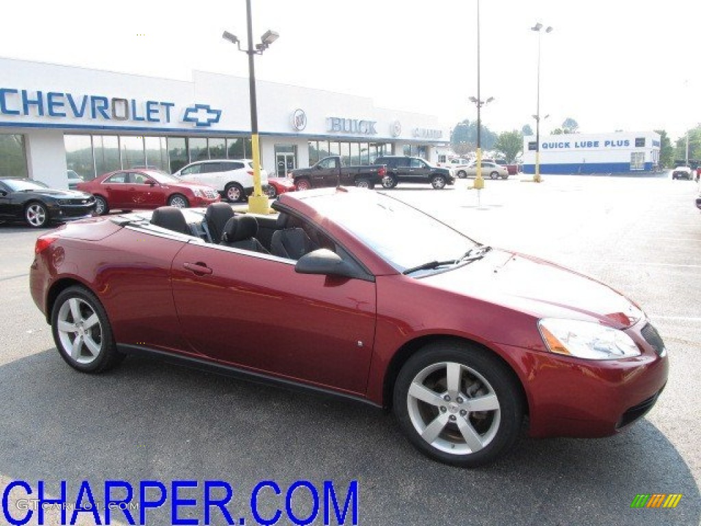 2008 G6 GT Convertible - Performance Red Metallic / Ebony Black photo #1