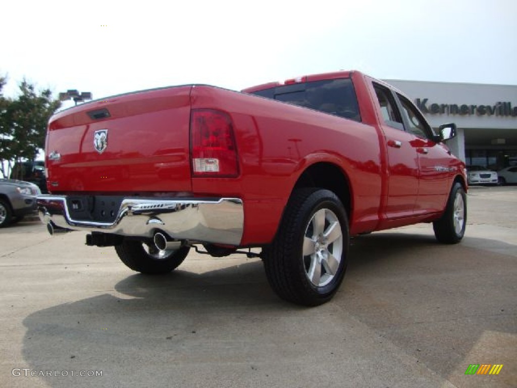 2012 Ram 1500 Big Horn Quad Cab - Flame Red / Dark Slate Gray/Medium Graystone photo #5