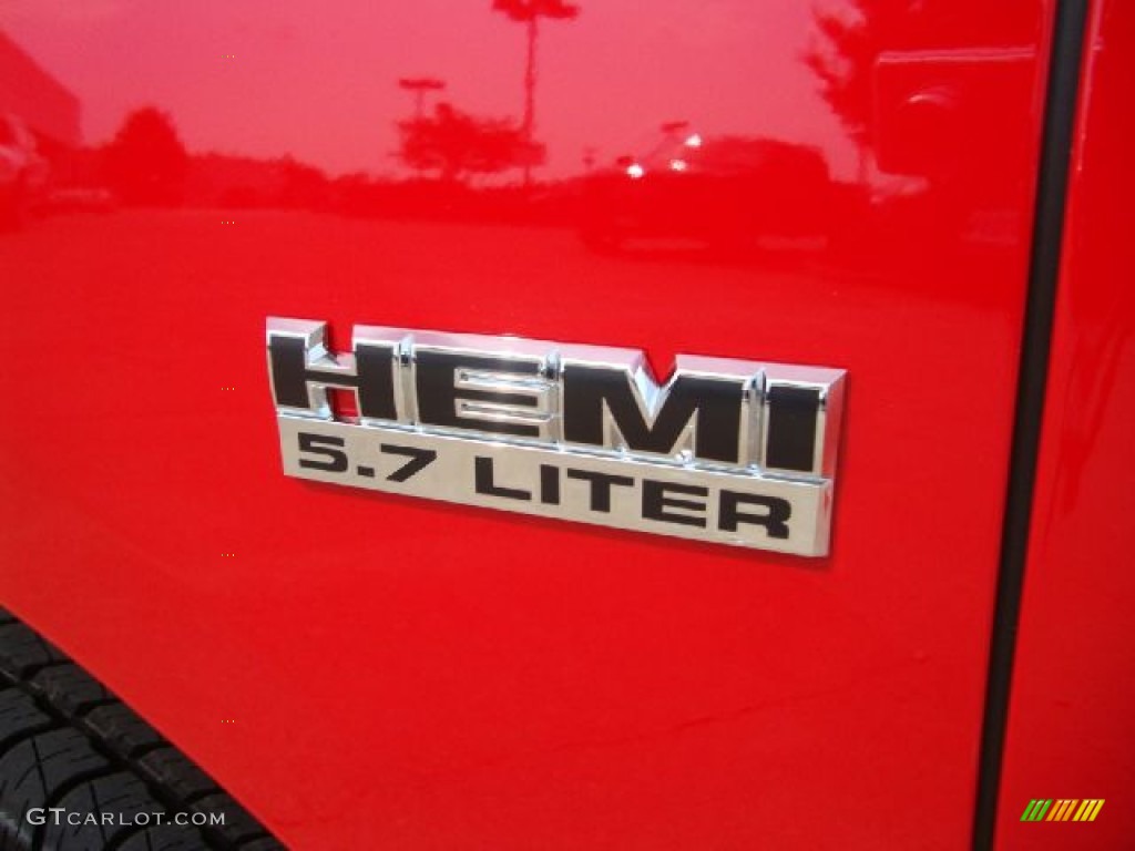 2012 Ram 1500 Big Horn Quad Cab - Flame Red / Dark Slate Gray/Medium Graystone photo #18