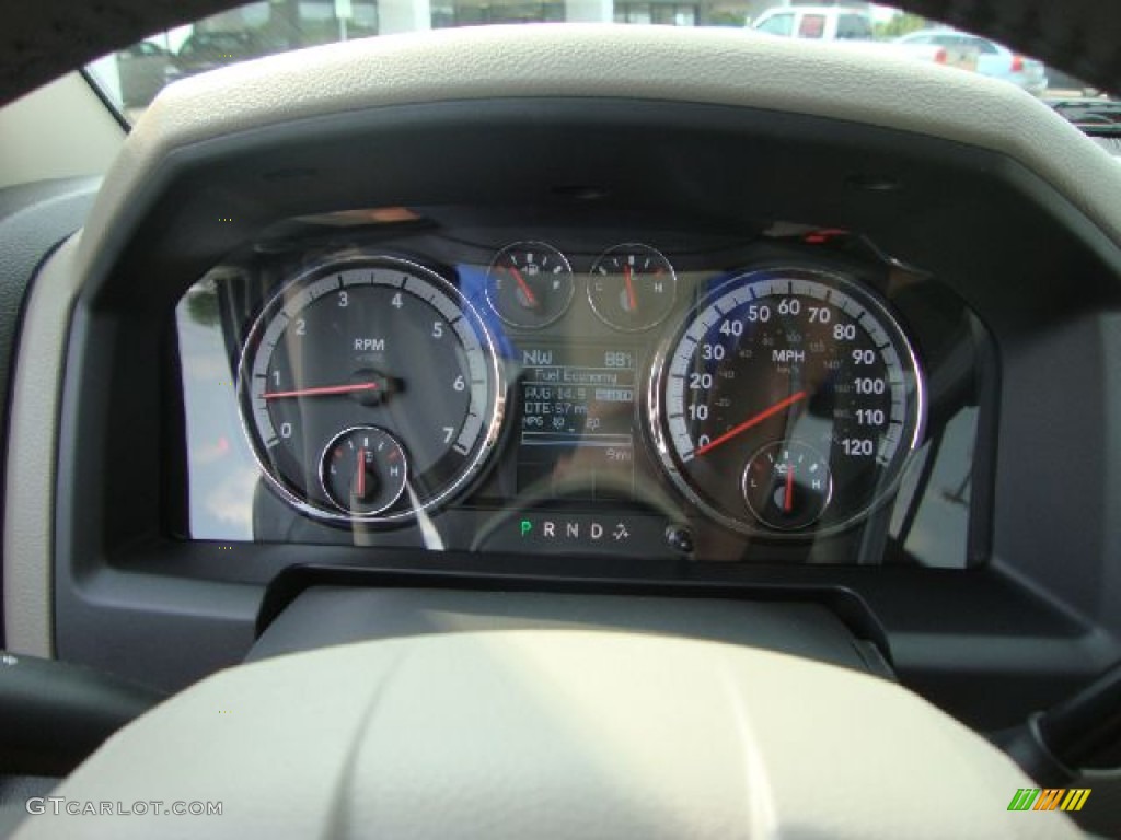 2012 Dodge Ram 1500 Big Horn Quad Cab Gauges Photo #53194637