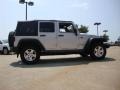 2007 Bright Silver Metallic Jeep Wrangler Unlimited Rubicon 4x4  photo #2