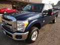 Dark Blue Pearl Metallic - F250 Super Duty XLT SuperCab 4x4 Photo No. 8
