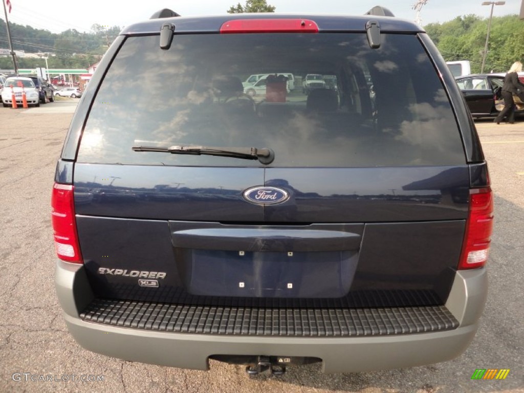 2002 Explorer XLS 4x4 - True Blue Metallic / Medium Prairie Tan/Graphite Accent photo #3