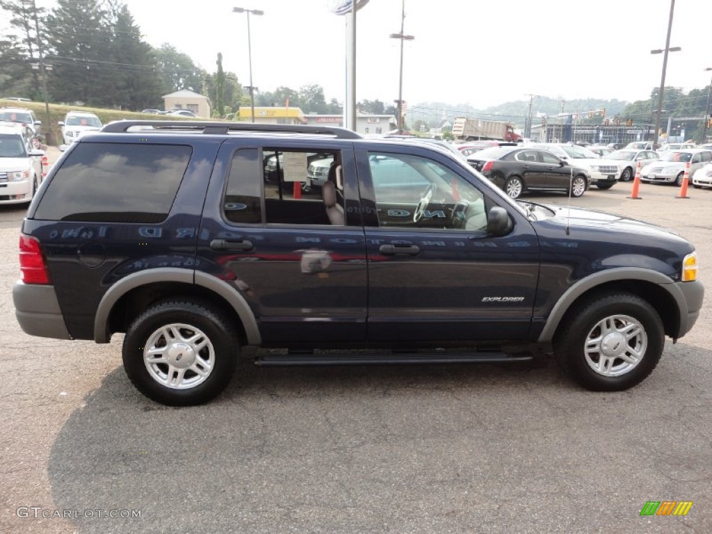 2002 Explorer XLS 4x4 - True Blue Metallic / Medium Prairie Tan/Graphite Accent photo #5