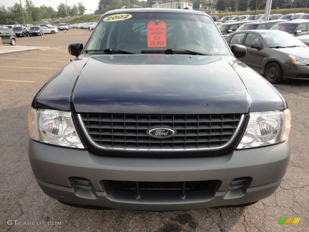 2002 Explorer XLS 4x4 - True Blue Metallic / Medium Prairie Tan/Graphite Accent photo #7