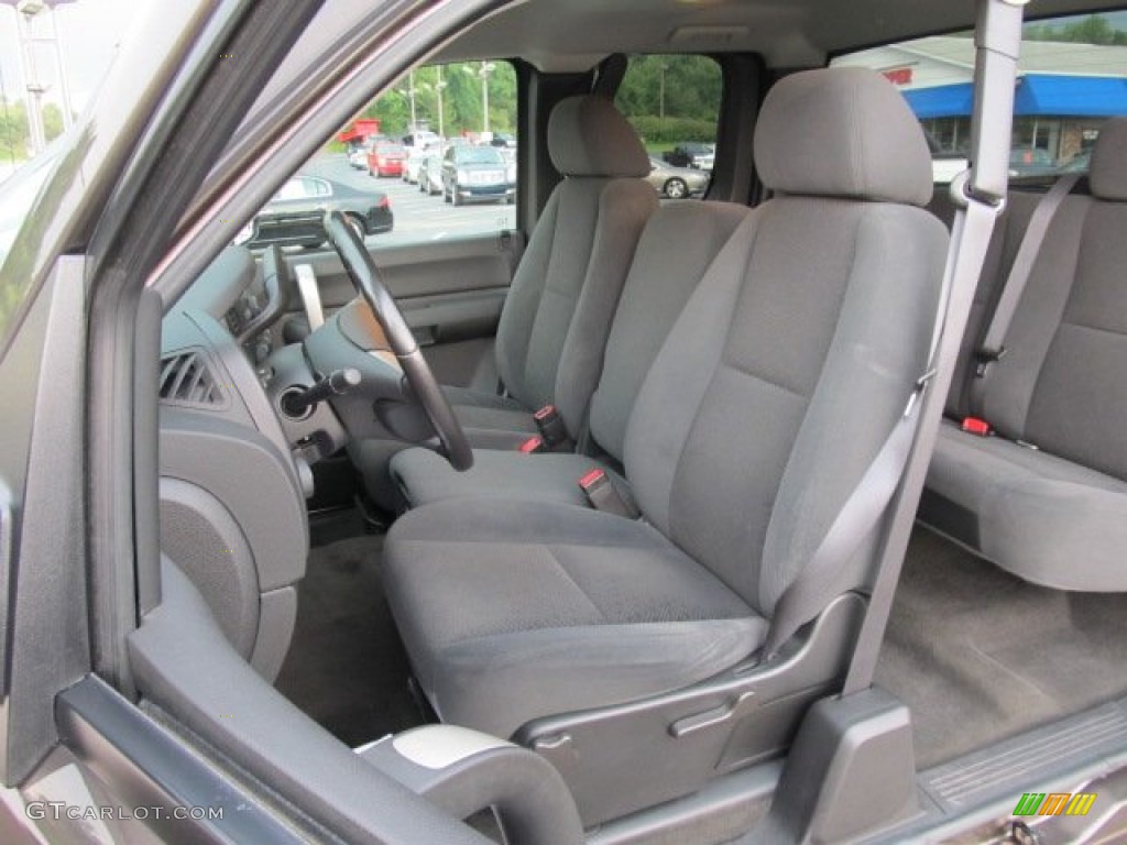 Ebony Interior 2008 Chevrolet Silverado 1500 LT Extended Cab Photo #53195021