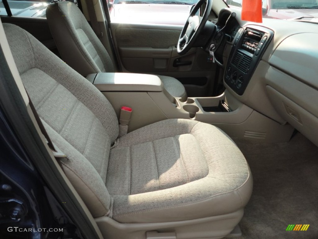 2002 Explorer XLS 4x4 - True Blue Metallic / Medium Prairie Tan/Graphite Accent photo #16