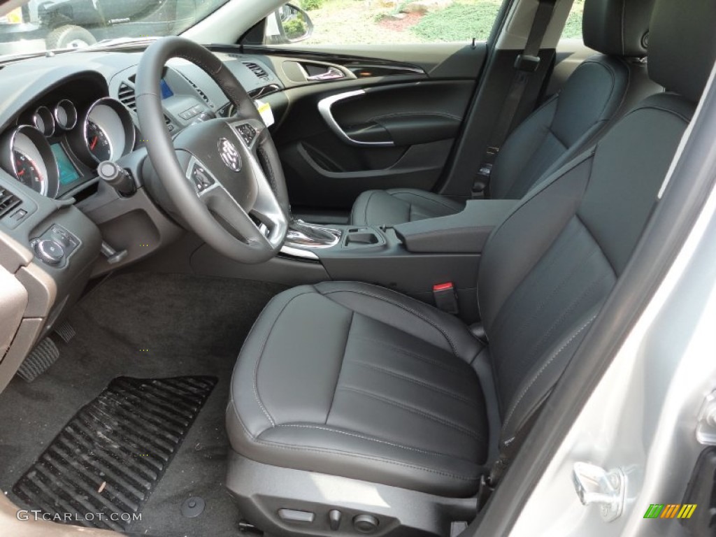 Ebony Interior 2011 Buick Regal CXL Photo #53195480