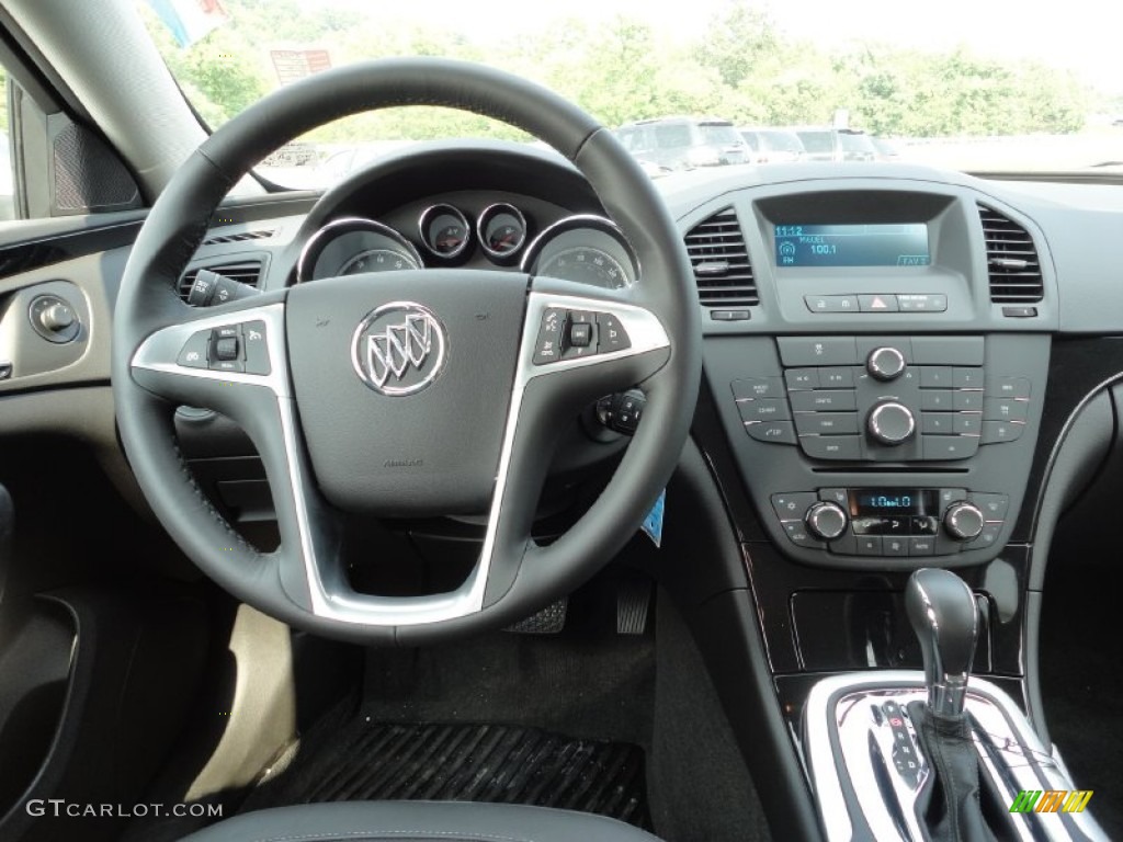 2011 Buick Regal CXL Ebony Dashboard Photo #53195498
