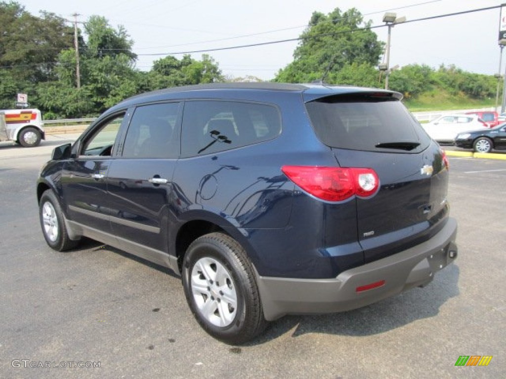 Dark Blue Metallic 2011 Chevrolet Traverse LS AWD Exterior Photo #53195669