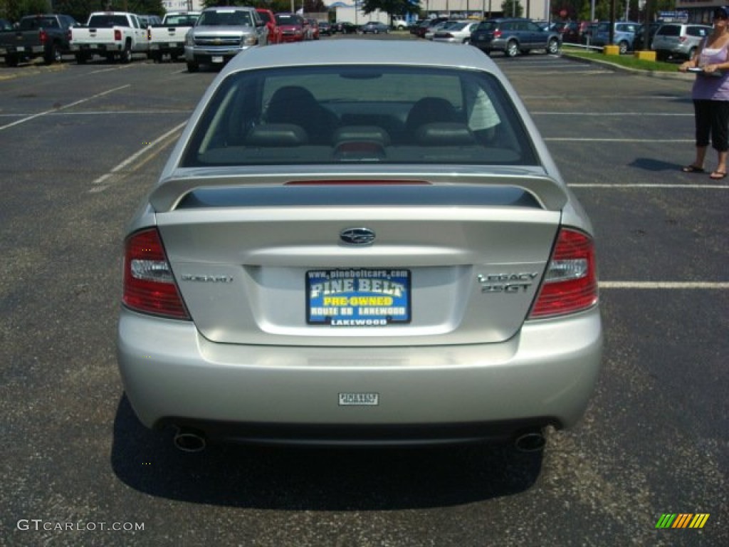 2005 Legacy 2.5 GT Limited Sedan - Brilliant Silver Metallic / Charcoal Black photo #5