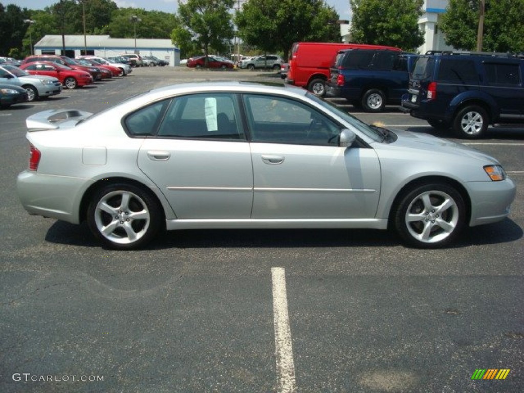 2005 Legacy 2.5 GT Limited Sedan - Brilliant Silver Metallic / Charcoal Black photo #7