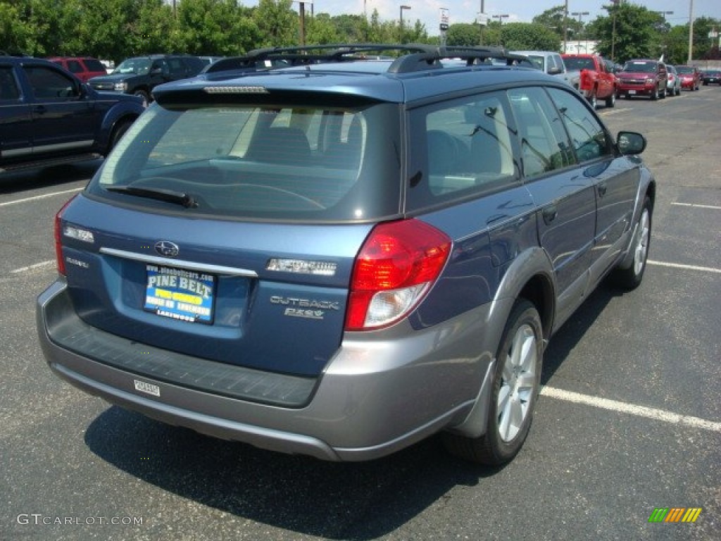 2009 Outback 2.5i Special Edition Wagon - Newport Blue Pearl / Off Black photo #4