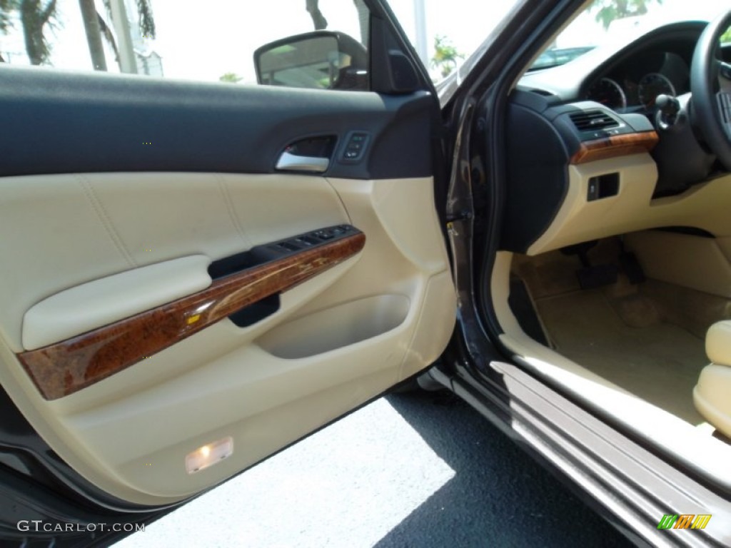 2011 Accord EX-L V6 Sedan - Polished Metal Metallic / Ivory photo #22