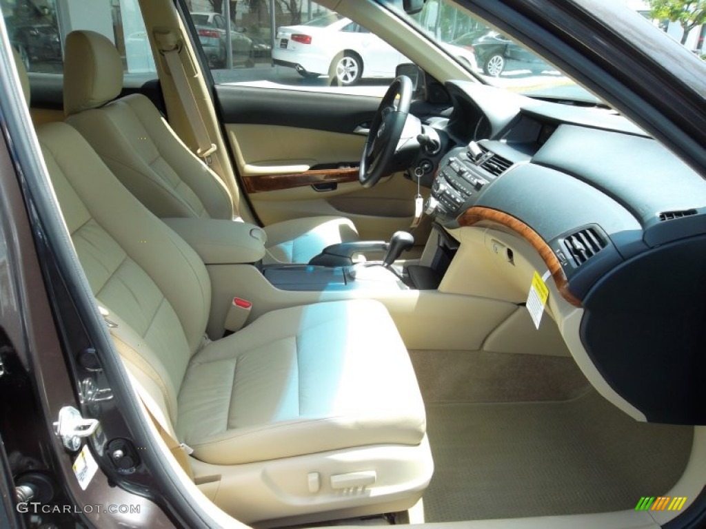 2011 Accord EX-L V6 Sedan - Polished Metal Metallic / Ivory photo #28