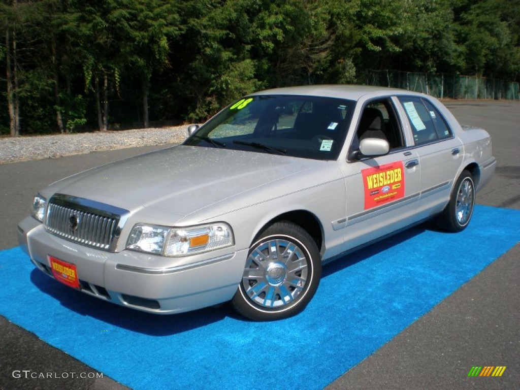 2008 Grand Marquis GS - Smokestone Metallic / Charcoal Black photo #1