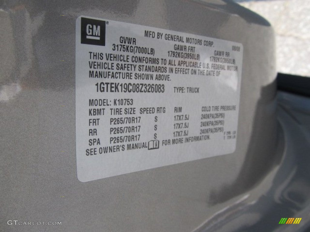 2008 Sierra 1500 SL Extended Cab 4x4 - Steel Gray Metallic / Dark Titanium photo #28