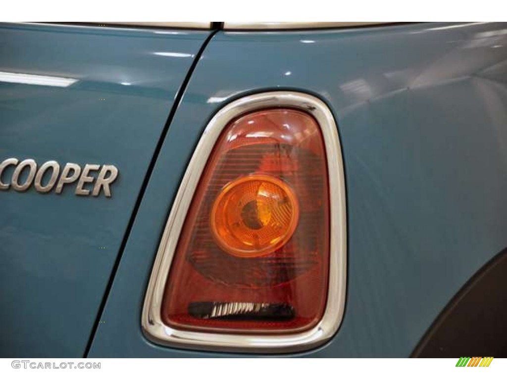 2008 Cooper Hardtop - Oxygen Blue / Punch Carbon Black photo #3
