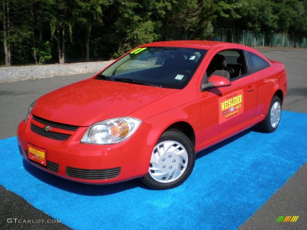 2007 Cobalt LT Coupe - Victory Red / Ebony photo #1