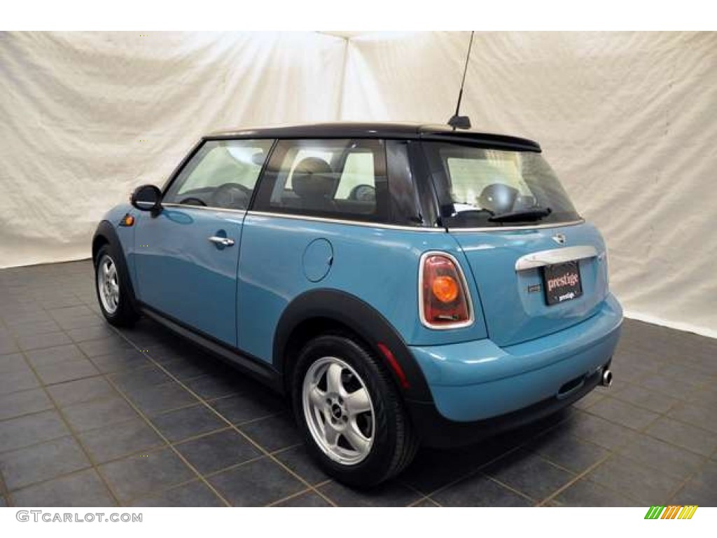 2008 Cooper Hardtop - Oxygen Blue / Punch Carbon Black photo #9