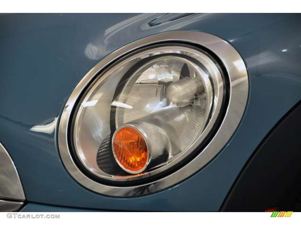 2008 Cooper Hardtop - Oxygen Blue / Punch Carbon Black photo #10