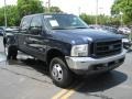 2004 True Blue Metallic Ford F350 Super Duty XLT Crew Cab 4x4 Dually  photo #1