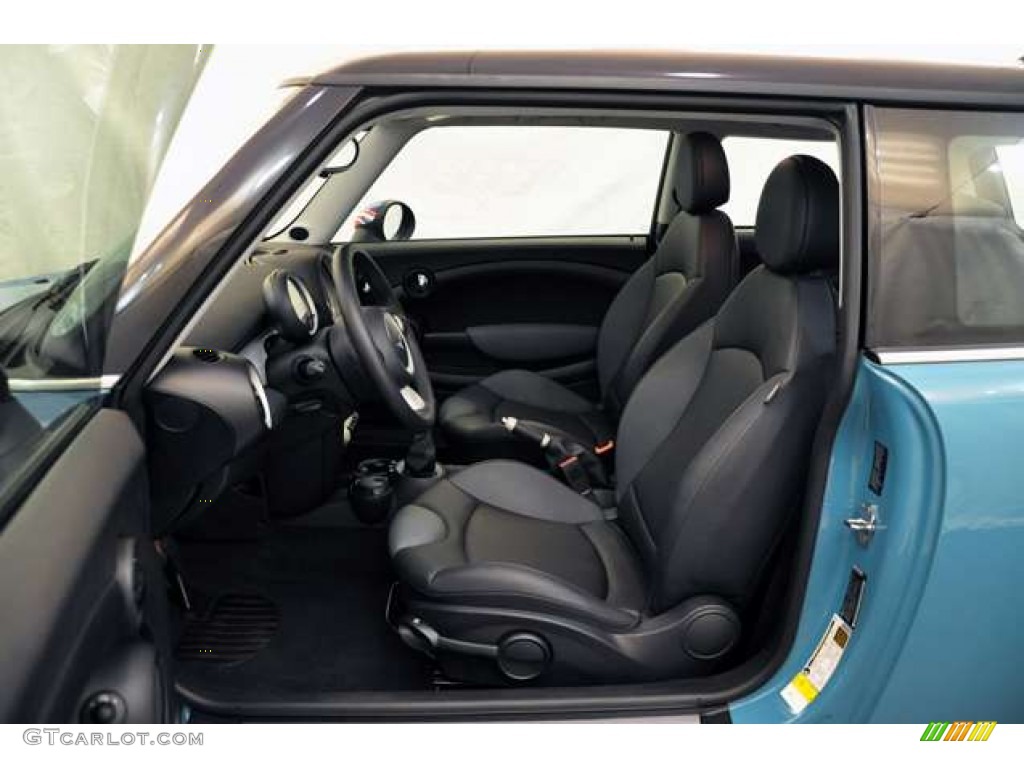 2008 Cooper Hardtop - Oxygen Blue / Punch Carbon Black photo #21