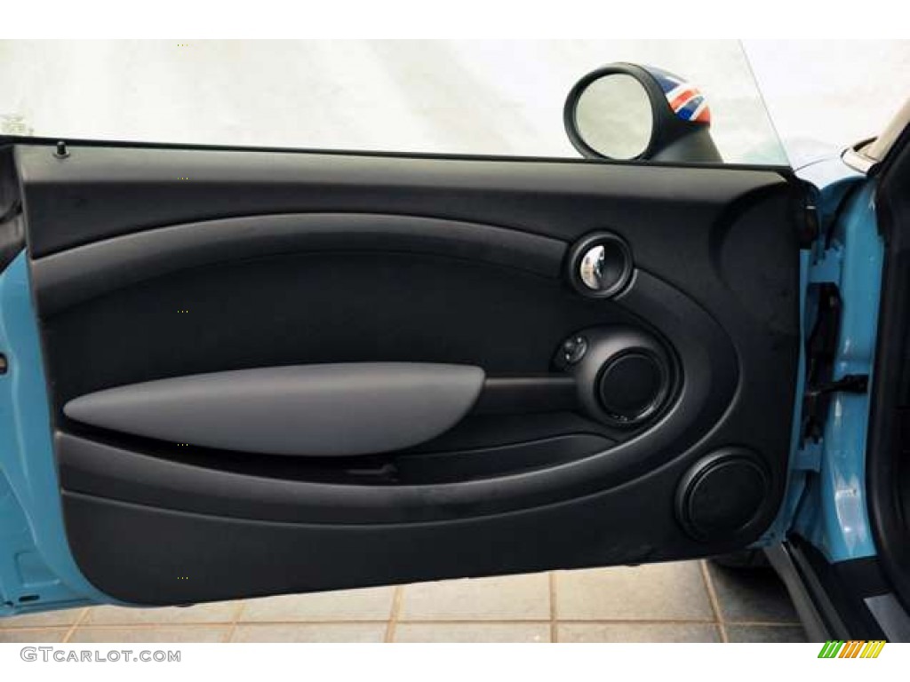 2008 Cooper Hardtop - Oxygen Blue / Punch Carbon Black photo #22