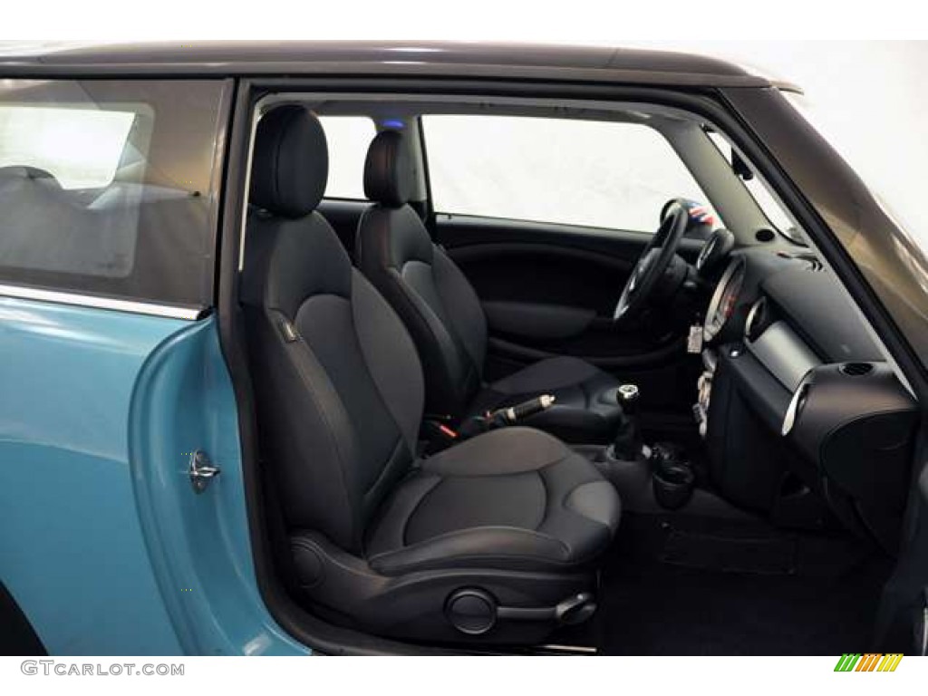 2008 Cooper Hardtop - Oxygen Blue / Punch Carbon Black photo #27