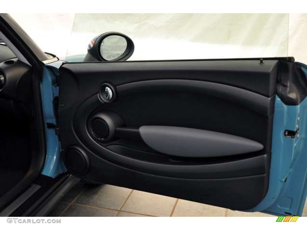 2008 Cooper Hardtop - Oxygen Blue / Punch Carbon Black photo #29
