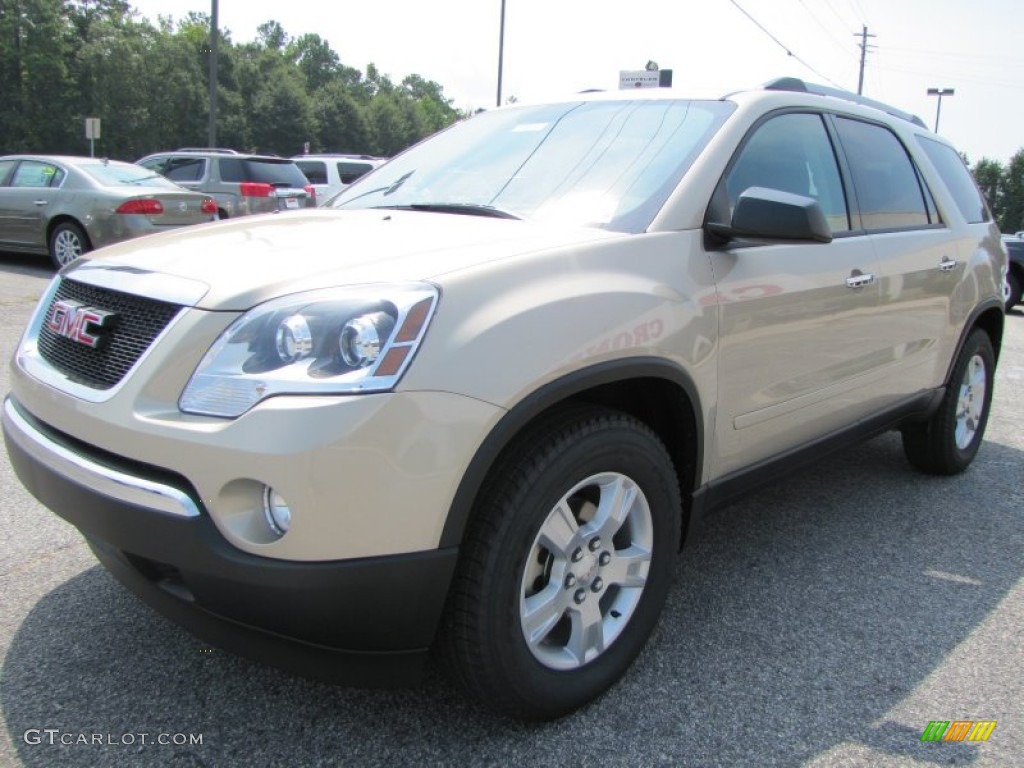 2012 Acadia SLE - Gold Mist Metallic / Ebony photo #3