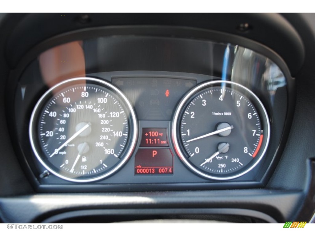 2011 3 Series 328i Convertible - Vermillion Red Metallic / Oyster/Black Dakota Leather photo #13