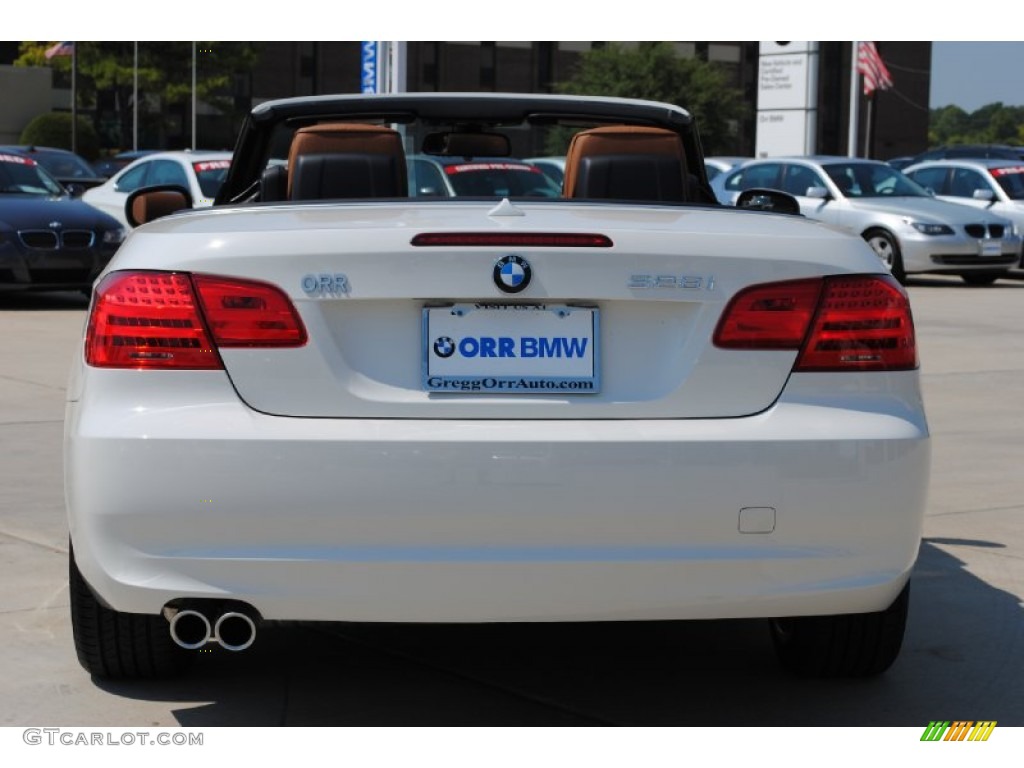 2011 3 Series 328i Convertible - Alpine White / Saddle Brown Dakota Leather photo #6