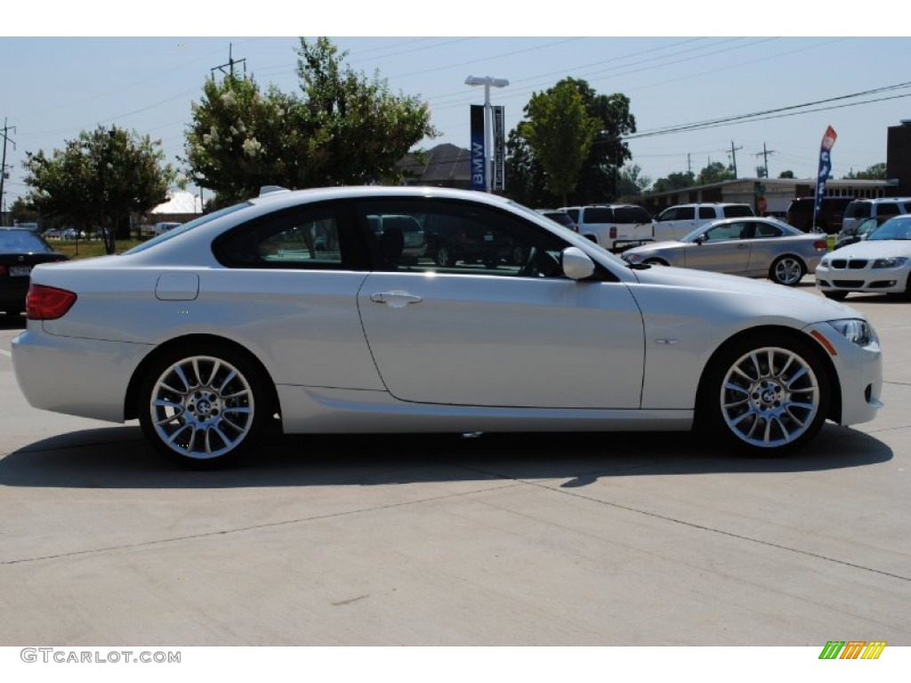 2011 3 Series 328i Coupe - Mineral White Metallic / Black Dakota Leather photo #4