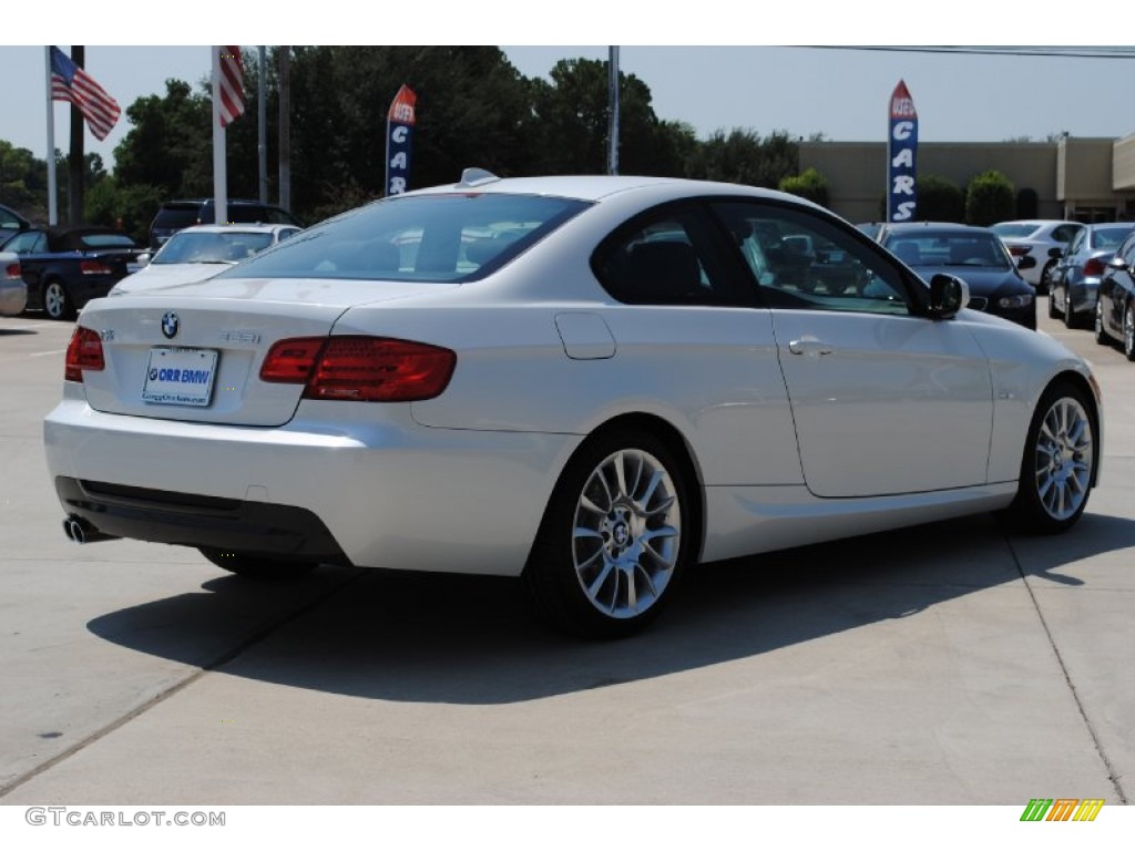 2011 3 Series 328i Coupe - Mineral White Metallic / Black Dakota Leather photo #5