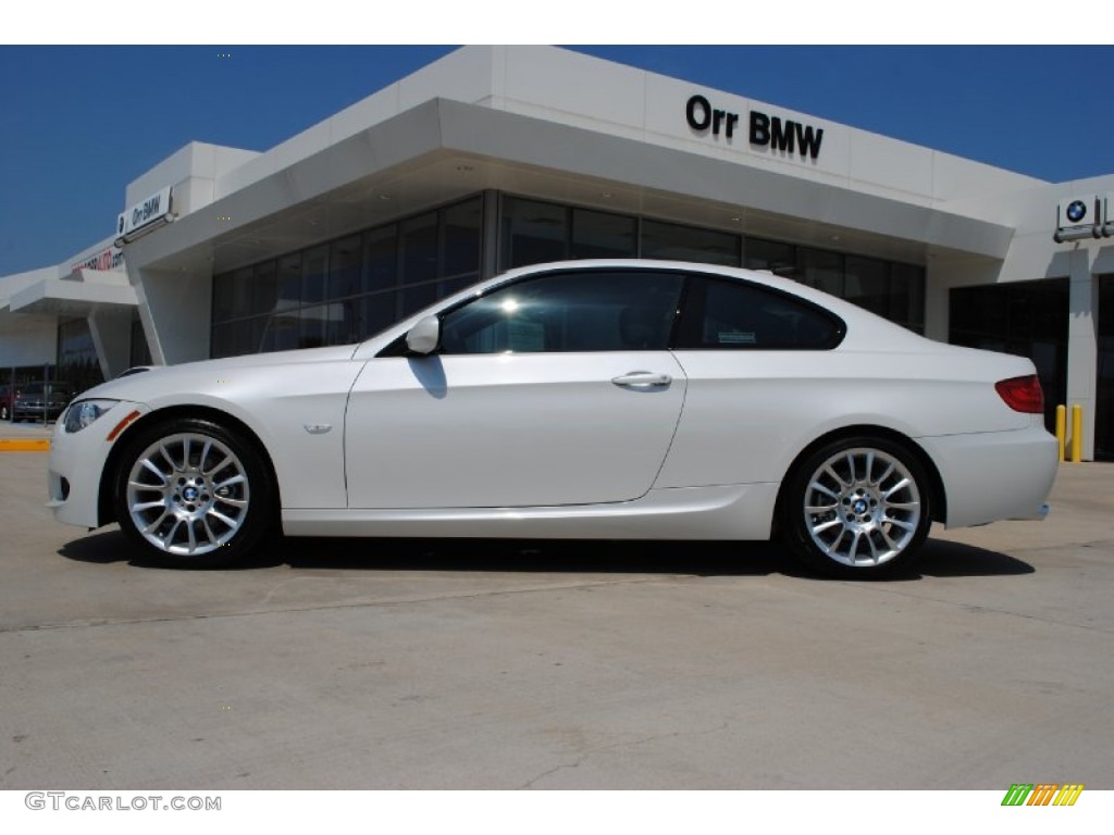 2011 3 Series 328i Coupe - Mineral White Metallic / Black Dakota Leather photo #8