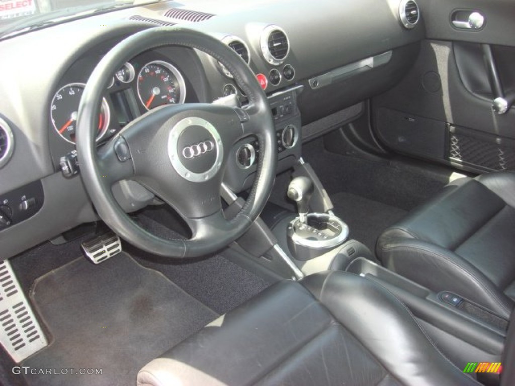 Ebony Interior 2003 Audi TT 1.8T Coupe Photo #53202227