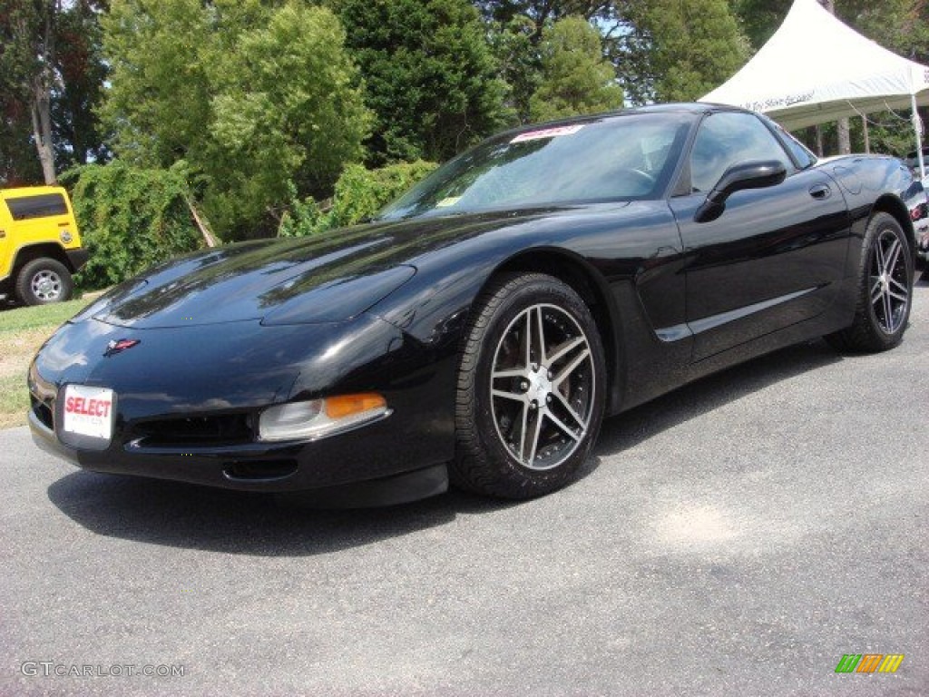 1998 Corvette Coupe - Black / Black photo #1