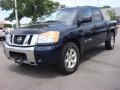 2009 Majestic Blue Nissan Titan SE Crew Cab  photo #7