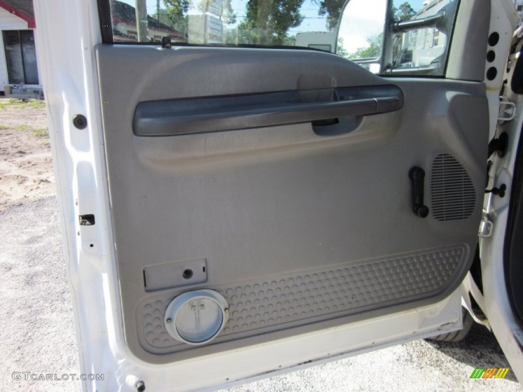 1999 Ford F450 Super Duty XL Regular Cab Dually Chassis Stake Truck Medium Graphite Door Panel Photo #53203526