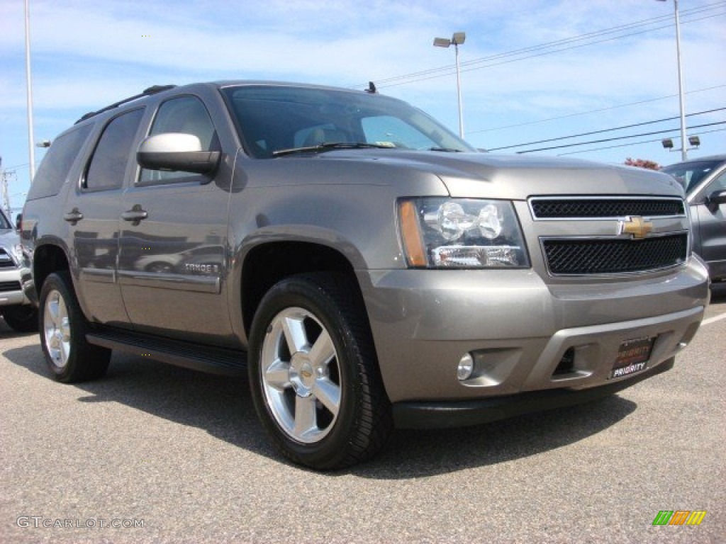 Graystone Metallic 2007 Chevrolet Tahoe LT 4x4 Exterior Photo #53205089