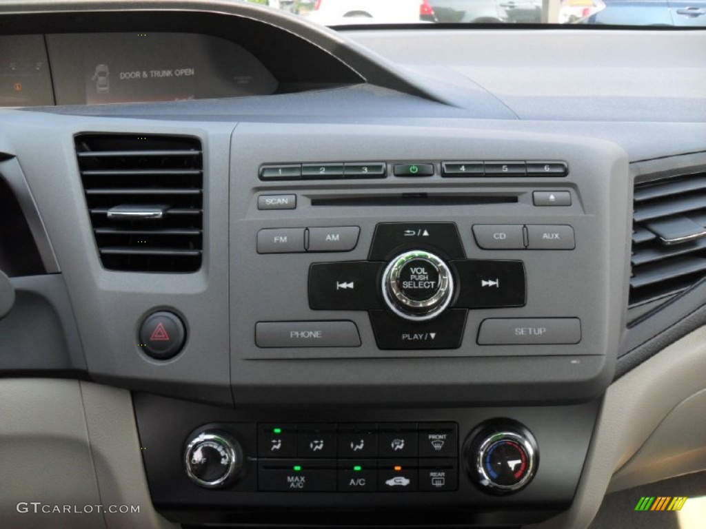 2012 Honda Civic EX Sedan Audio System Photo #53205614