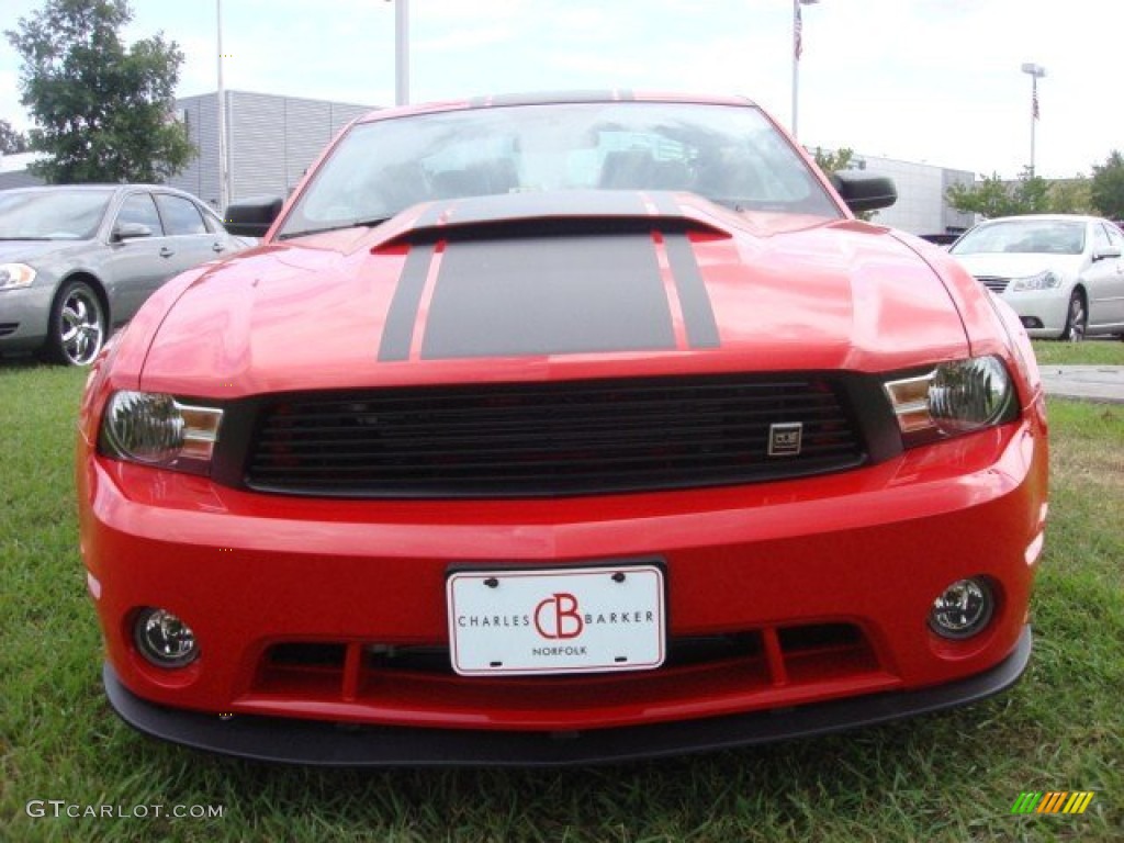 2011 Mustang V6 Premium Coupe - Race Red / Charcoal Black photo #12