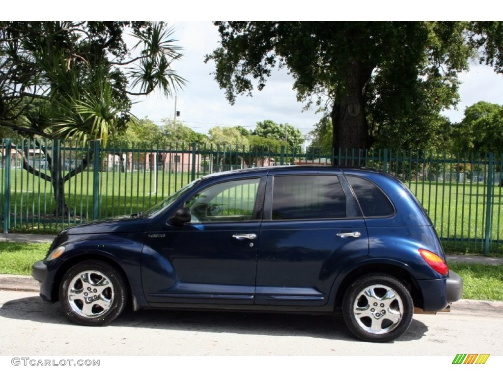 2002 PT Cruiser Limited - Patriot Blue Pearlcoat / Gray photo #3