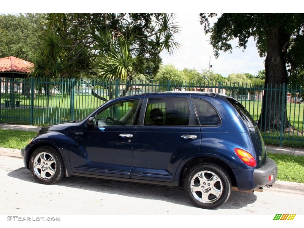 2002 PT Cruiser Limited - Patriot Blue Pearlcoat / Gray photo #4