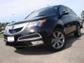 2010 Crystal Black Pearl Acura MDX Advance  photo #1