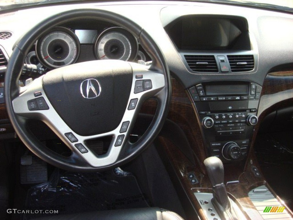 2010 Acura MDX Advance Ebony Dashboard Photo #53207066