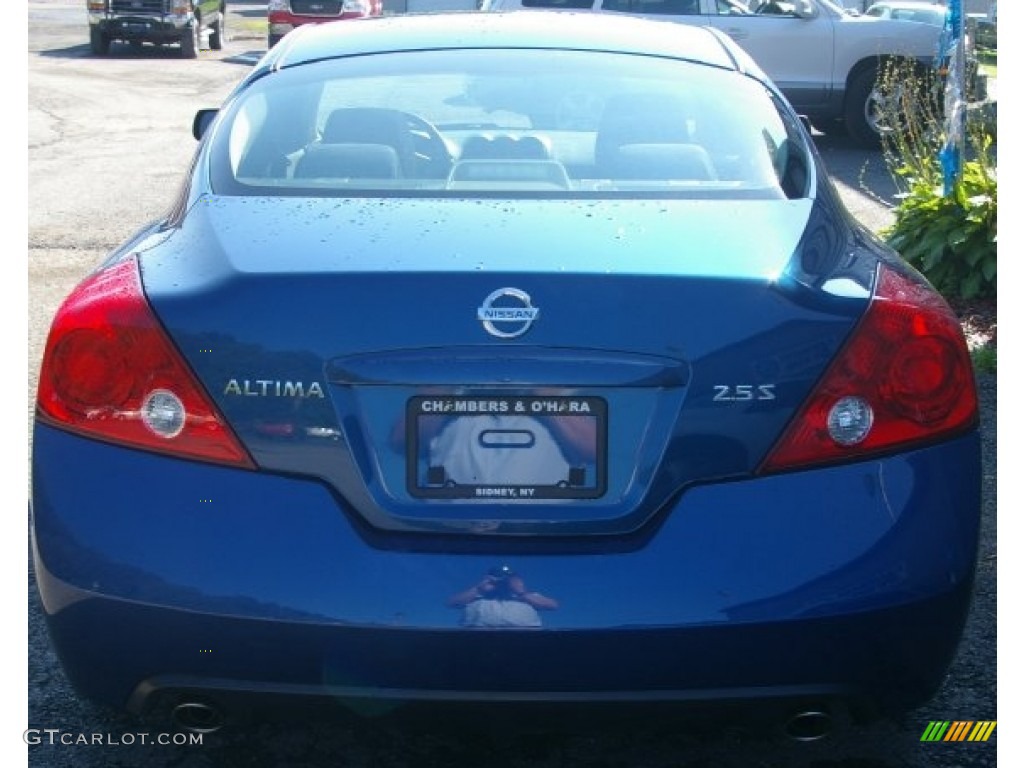 2008 Altima 2.5 S Coupe - Azure Blue Metallic / Charcoal photo #9