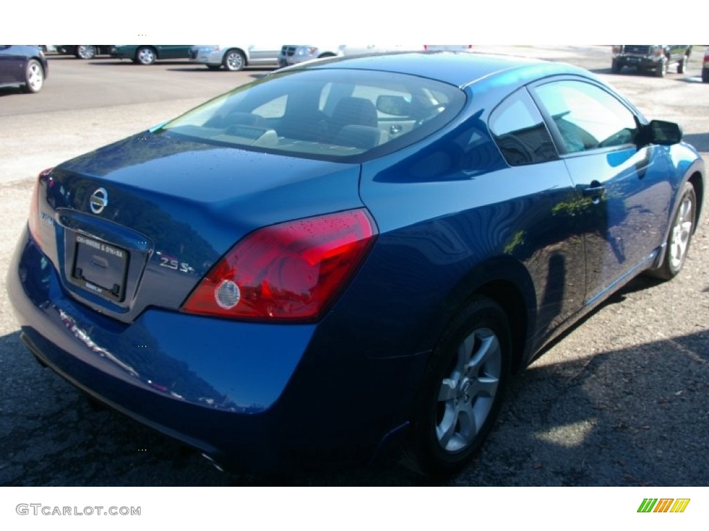 2008 Altima 2.5 S Coupe - Azure Blue Metallic / Charcoal photo #11
